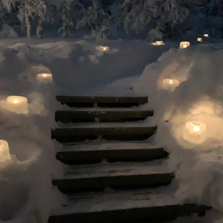 Saariselaellae, Sielukas Hirsimoekki - Unique Chalet *